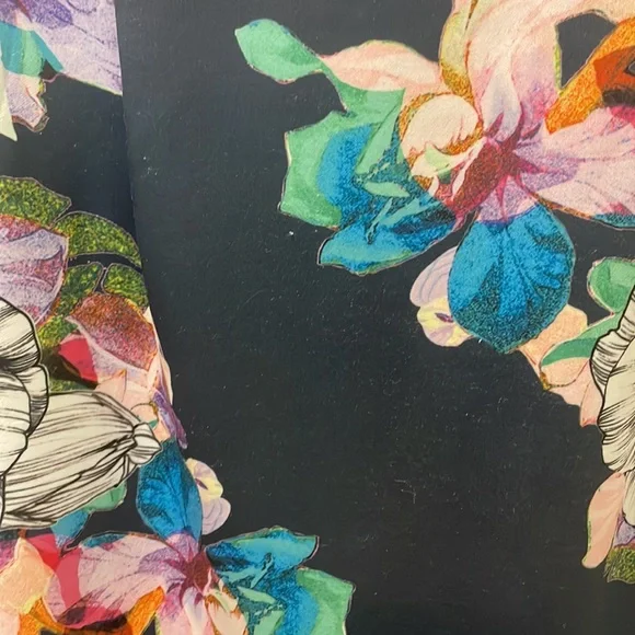 ASOS | Abstract Floral Midi Dress - Picture 4 of 6